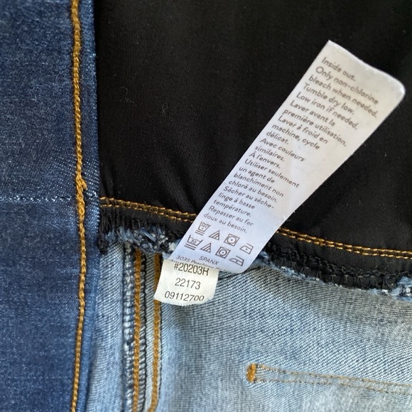 SPANX / DISTRESSED ANKLE SKINNY JEANS / SZ M / MEDIUM WASH / #20203R - Picture 8 of 10